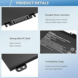 COWOOGMZ HT03XL L11119-855 Battery Replacement for