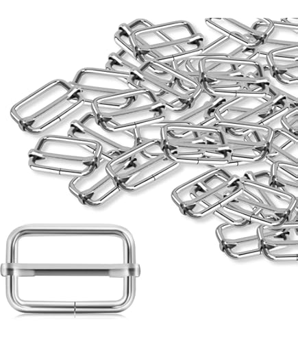 10 Boucles Réglables Plastique Pour Bretelles - 10mm Blanc - Soutien-gorge, Maillots De Bain