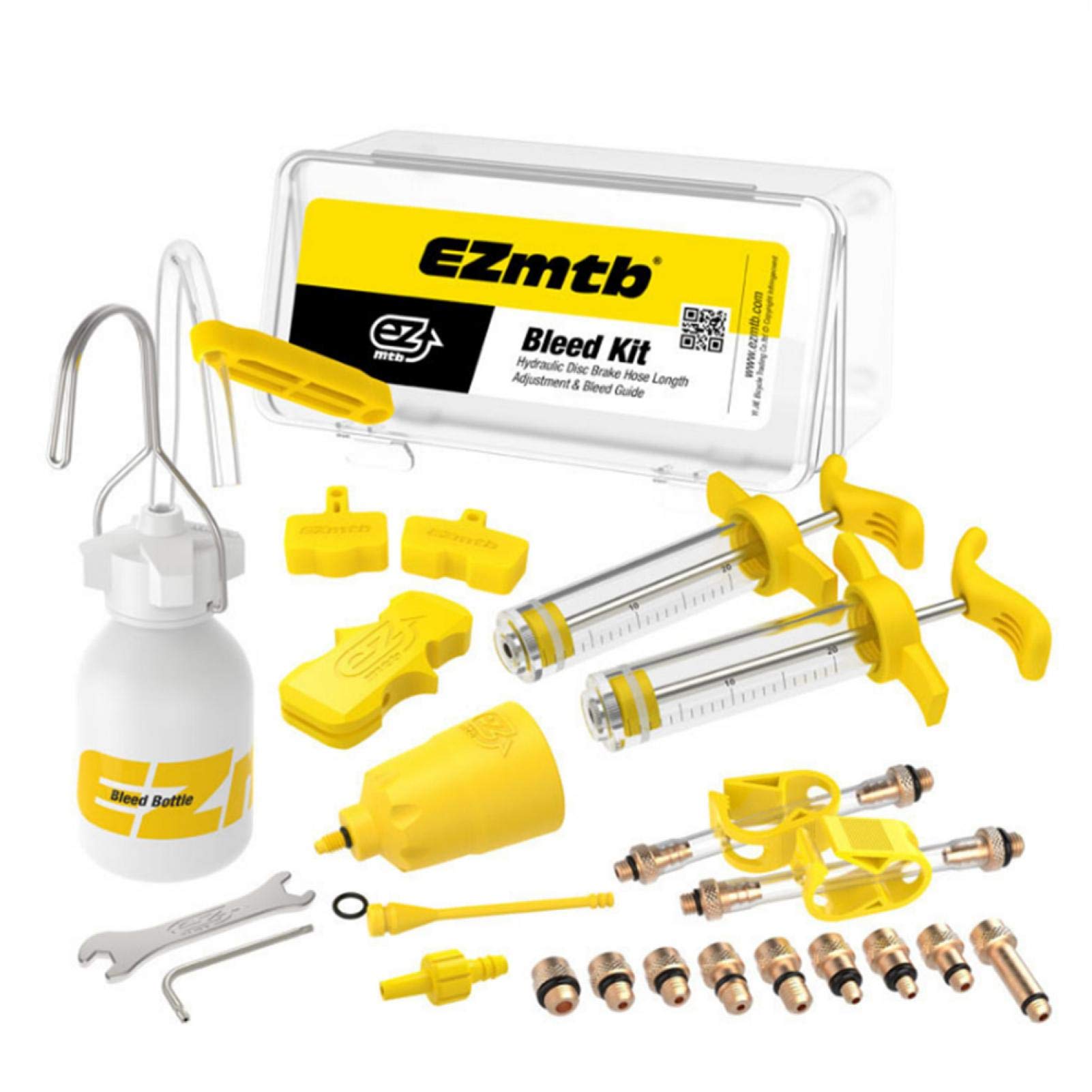 Bike Brake Bleed Kit Bicycle Hydraulic Disc Brake Oil Bleed Repair Tool Kit Brake Bleed Kit Bleeder Bicycle Tool Accessories