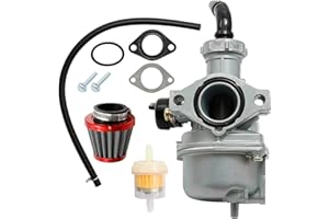 LIAMTU ATV Carburetor PZ22 with Fuel Filter and 22mm Air Filter for 110cc 125cc SSR CRF50 Predators Go Karts Pit Dirt Bike, for Sunl,for Taotao Pit Bike