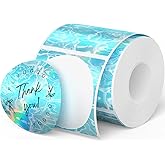 2-Inch Holographic Thermal Stickers, Rainbow Glitter Finish, Water-Proof & Tear-Resistant, No Residue Removable Label for Scrapbooking/DIY Crafts/Planner Decoration, 200PCS/Roll