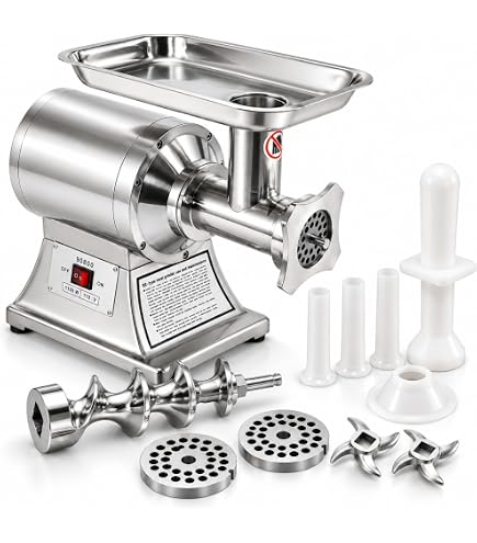 Amazon.com: Omcan FA12G81 Commercial Electric Meat Grinder