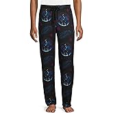 Marvel Men's Black Panther Allover Scene Sateen Soft Touch Lounge Sleep Pajama Pants