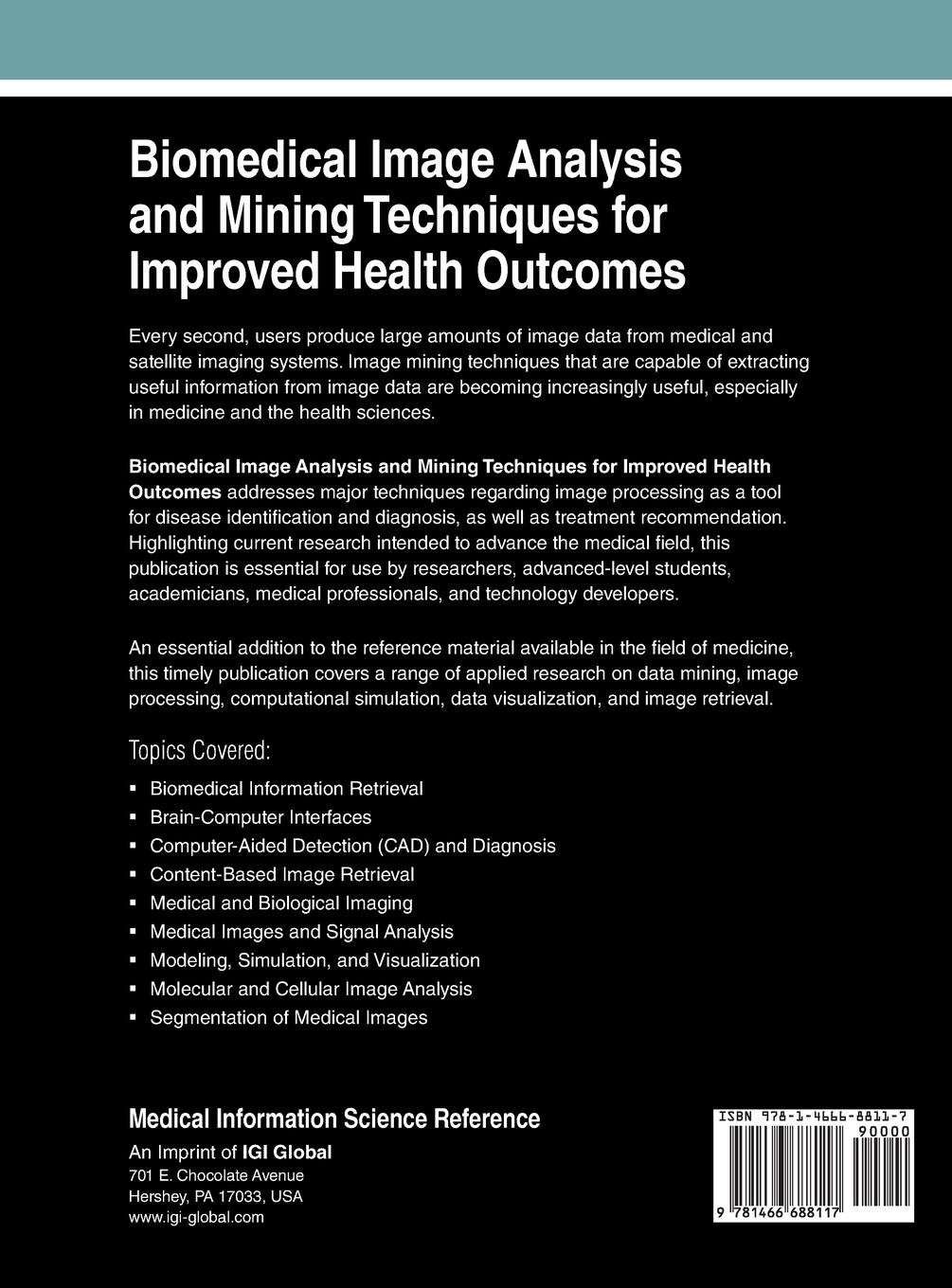 Buy Biomedical Image Analysis And Mining Techniques For - 