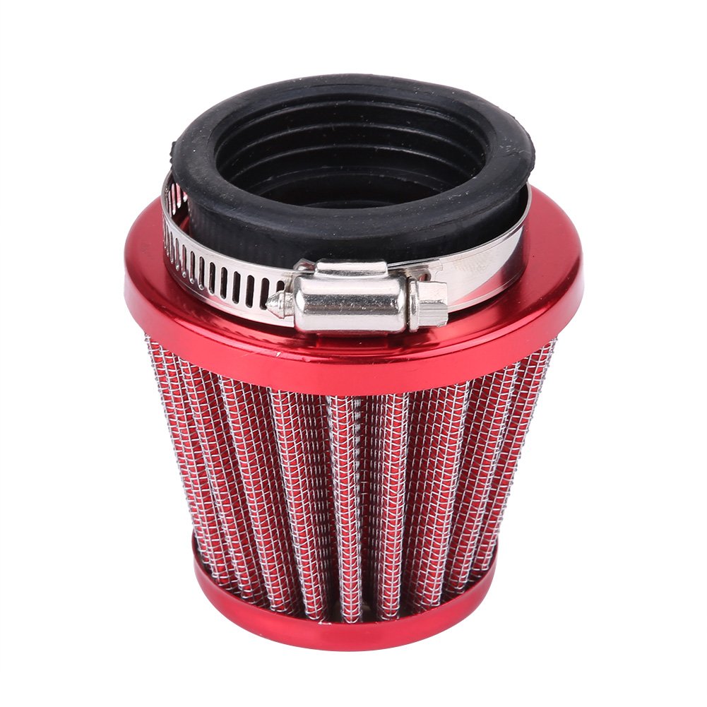 44mm Motorcycle Air Intake Filter Kit, Universal Auto HIgh Flow Cold Air Intake Scooter Atv Bike Auto and Motorcycle Parts