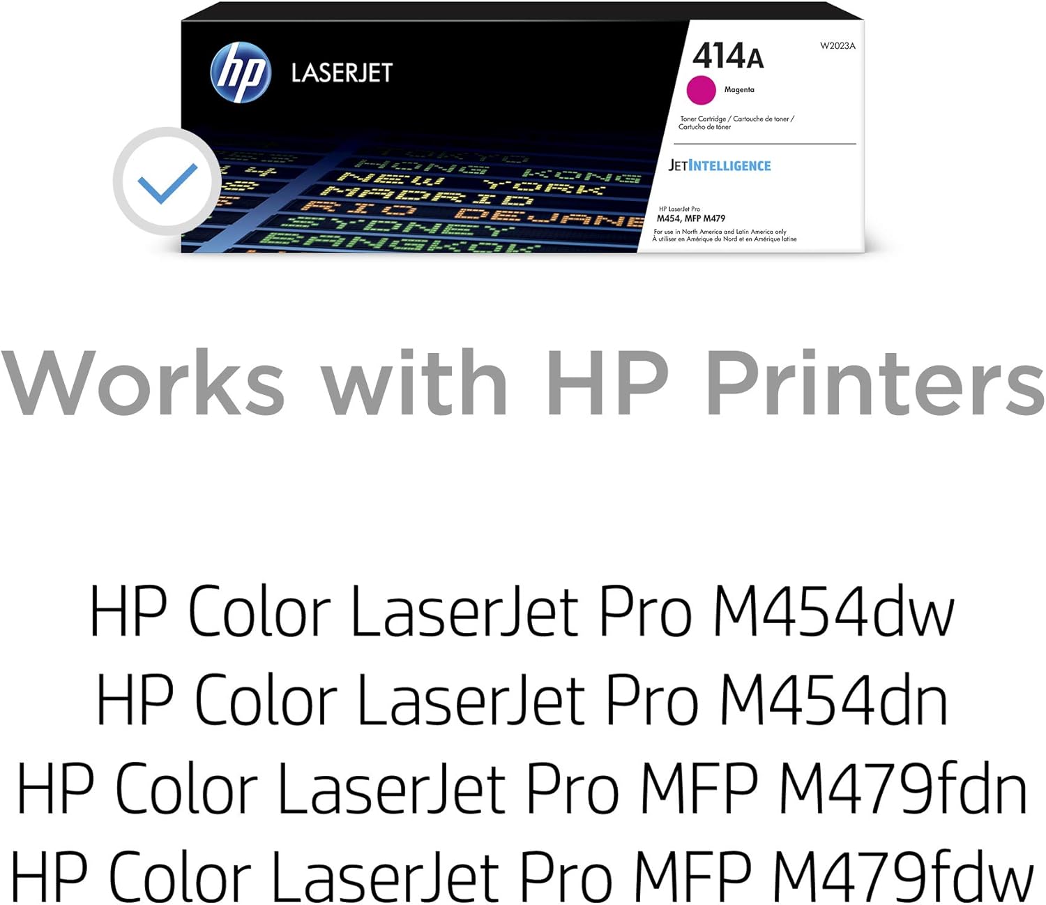 HP 414A | W2023A | Toner Cartridge | Magenta: Office Products