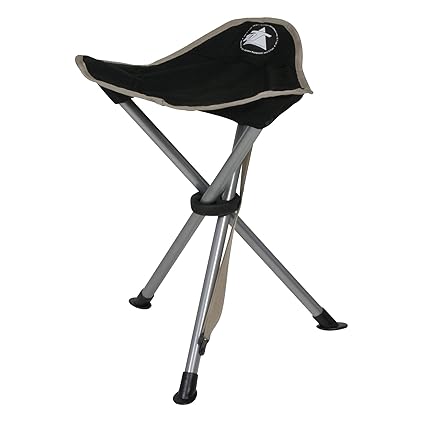 10T Outdoor Equipment 10T1829-4260181760384 Tripod XL Dreibeinhocker Camping Trekking Hocker Klapphocker leicht faltbar Klapp