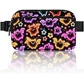 Bat Fanny Pack Travel Belt Bag Waterproof Small Crossbody Bags for Women Waist Pouch for Running Hiking Cycling