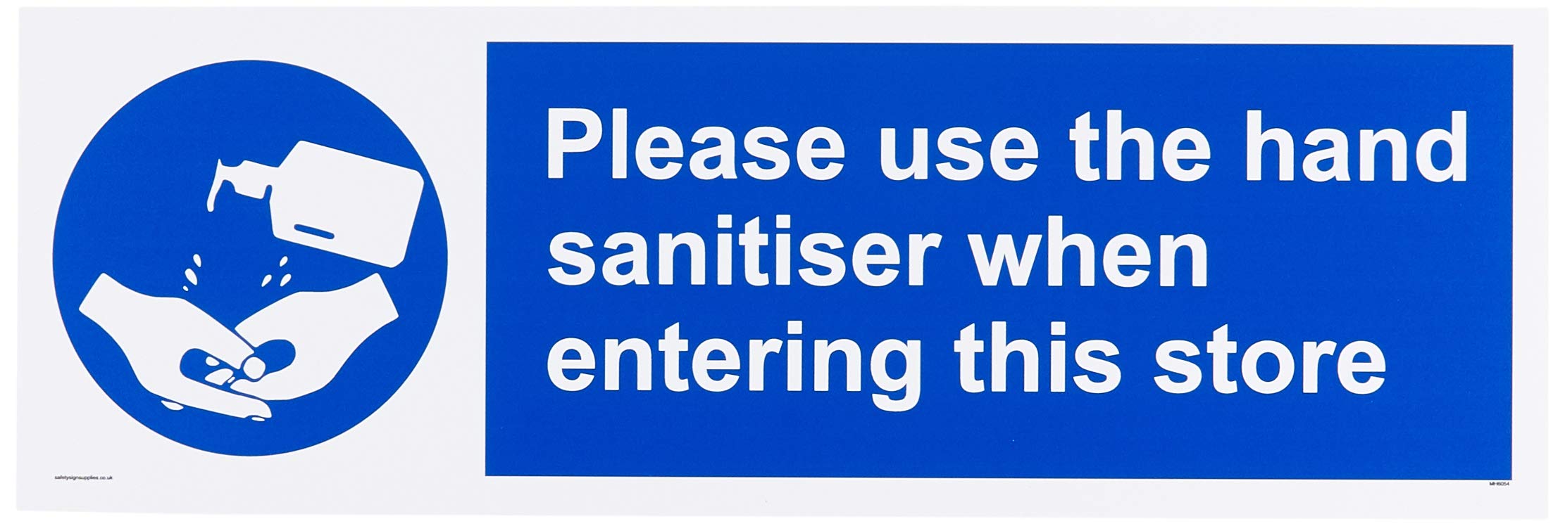 Please use the hand sanitizer