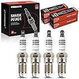 A-Premium Iridium Platinum Spark Plugs Compatible