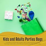 Thepaperbagstore 10 Green Small Paper Party Bags With Handles 18x22x8cm view 9