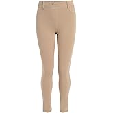 Izod Girls School Uniform Sensory-Friendly Jegging, Soft Fabric with Flattened Seams, Tagless