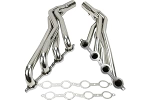 CERBORDY Long Tube Headers 1 3/4" Conversion Swap Compatible with Chevy C10 LS Truck LS1 LS2 LS3 LS6