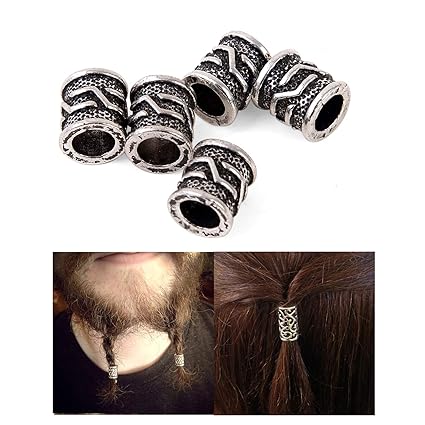 Amazon Com Viking Beard Beads Hair Beads Mens Beard Beads Diy