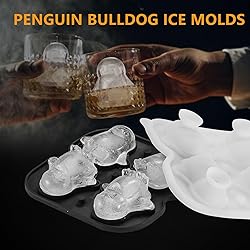 ACOOKEE Penguins Ice Cube Tray Fun Shapes, Odd