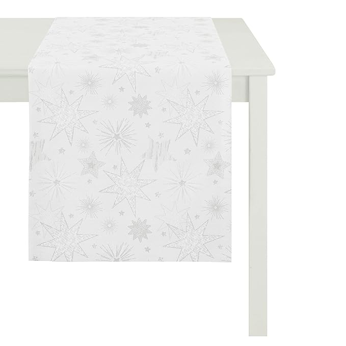 APELT 5201 _48x140_Fb. 88 Tischläufer, Polyester, grau, 48 x 140 x 0.5 cm