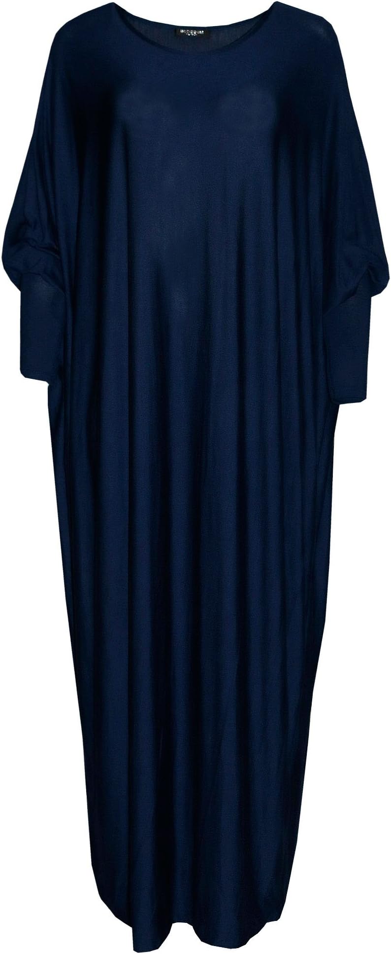 Womens Ladies Batwing Maxi Full Sleeve Dress Farasha Style Abaya Modest Jilbab