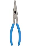 Channellock 317 Long Nose Plier with Side Cutter, 8-Inch