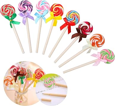 Amazon Formemory ボールペン 8本セット 可愛い プチギフト ペロペロ キャンディ ボールペン ジェルボールペン 人気 入学入園 プレゼント お祝い オフィス用品 学習用品 文房具 筆記具 油性ボールペン 文房具 オフィス用品