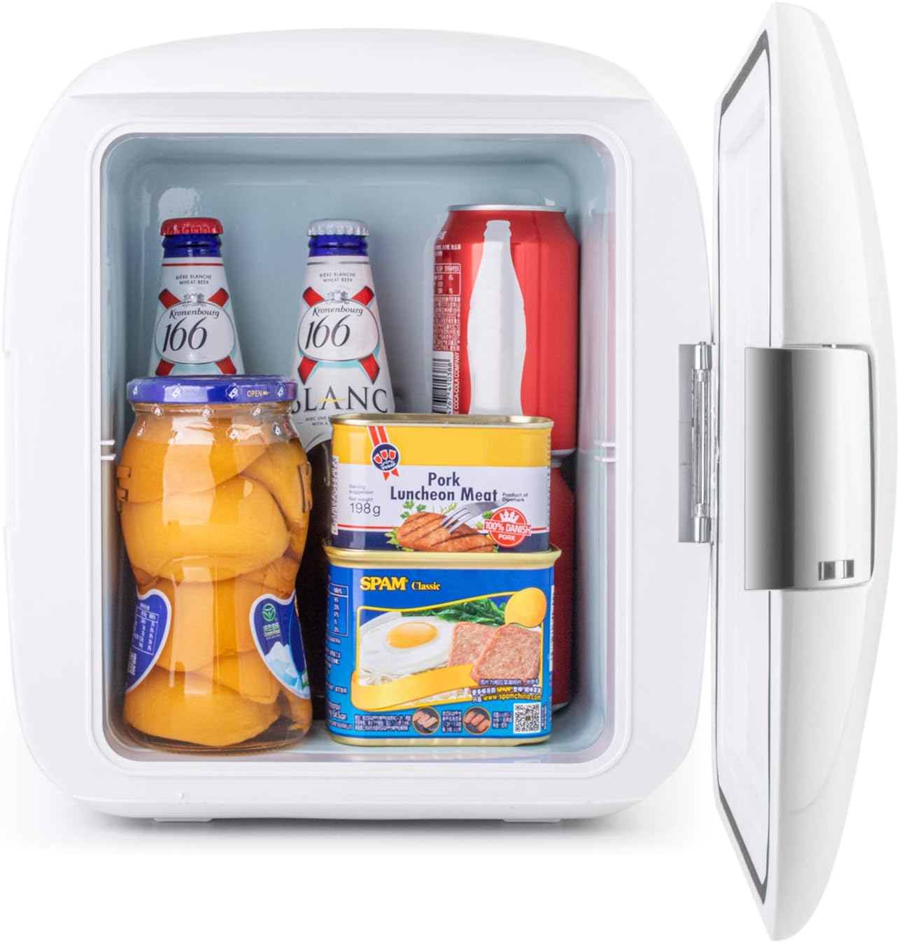 AstroAI Mini Fridge 9 Liter/12 Can Portable Whitle