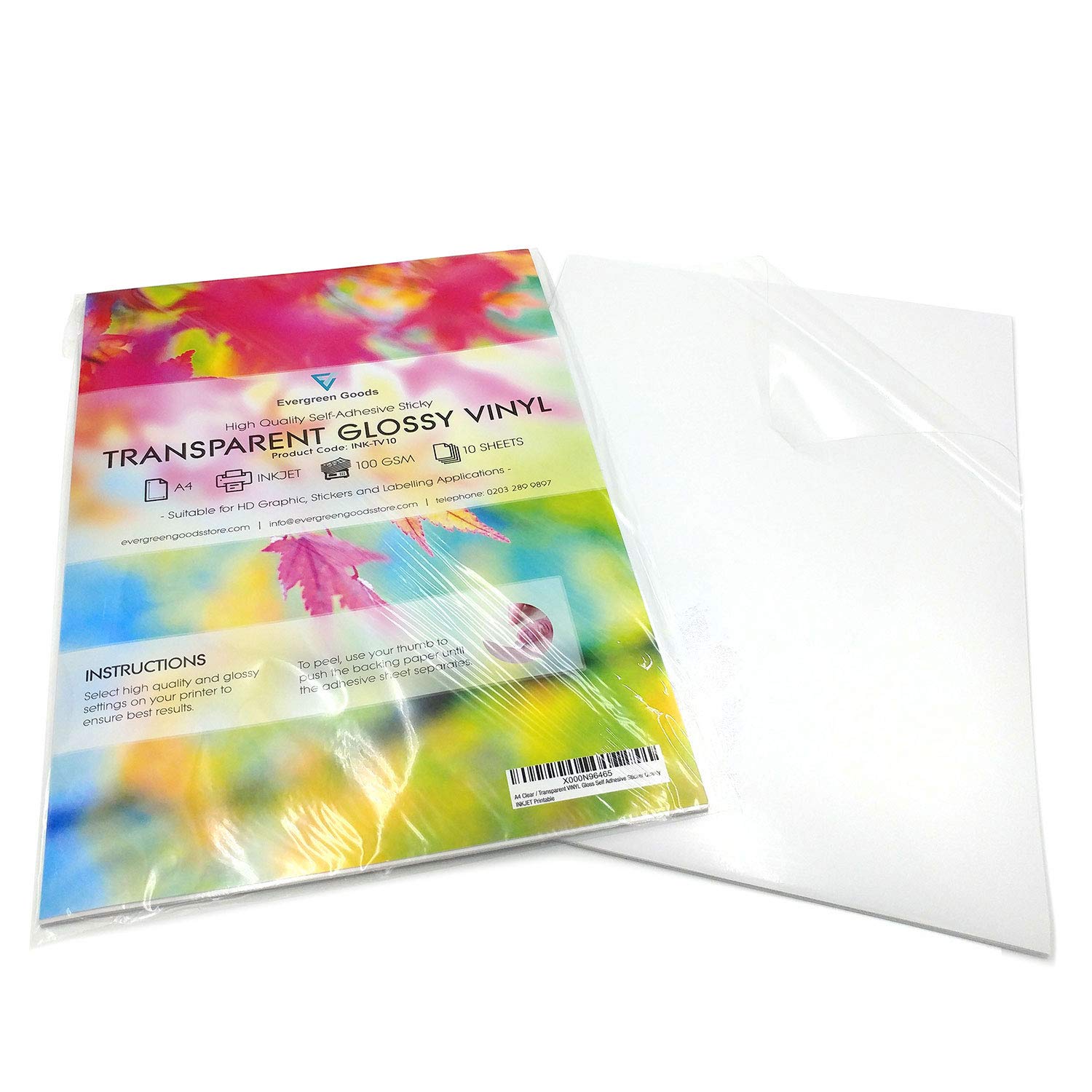 transparent printable vinyl
