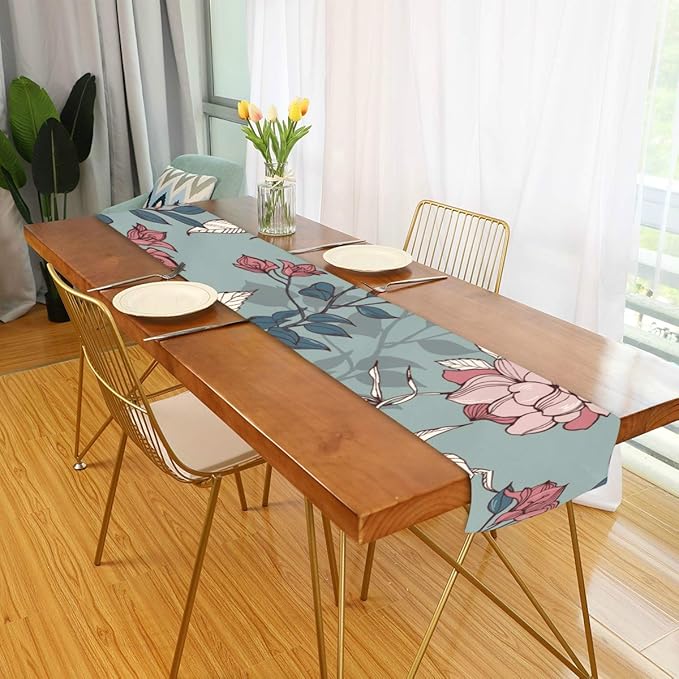 Camino de mesa de granja para el hogar, cocina, comedor, mesa de centro