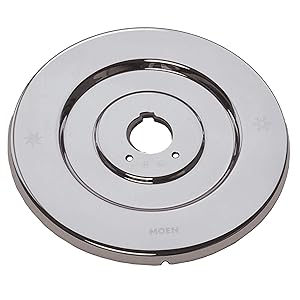 Moen 16090 Chateau Collection Replacement Escutcheon for One-Handle Tub and Shower Faucets, Chrome