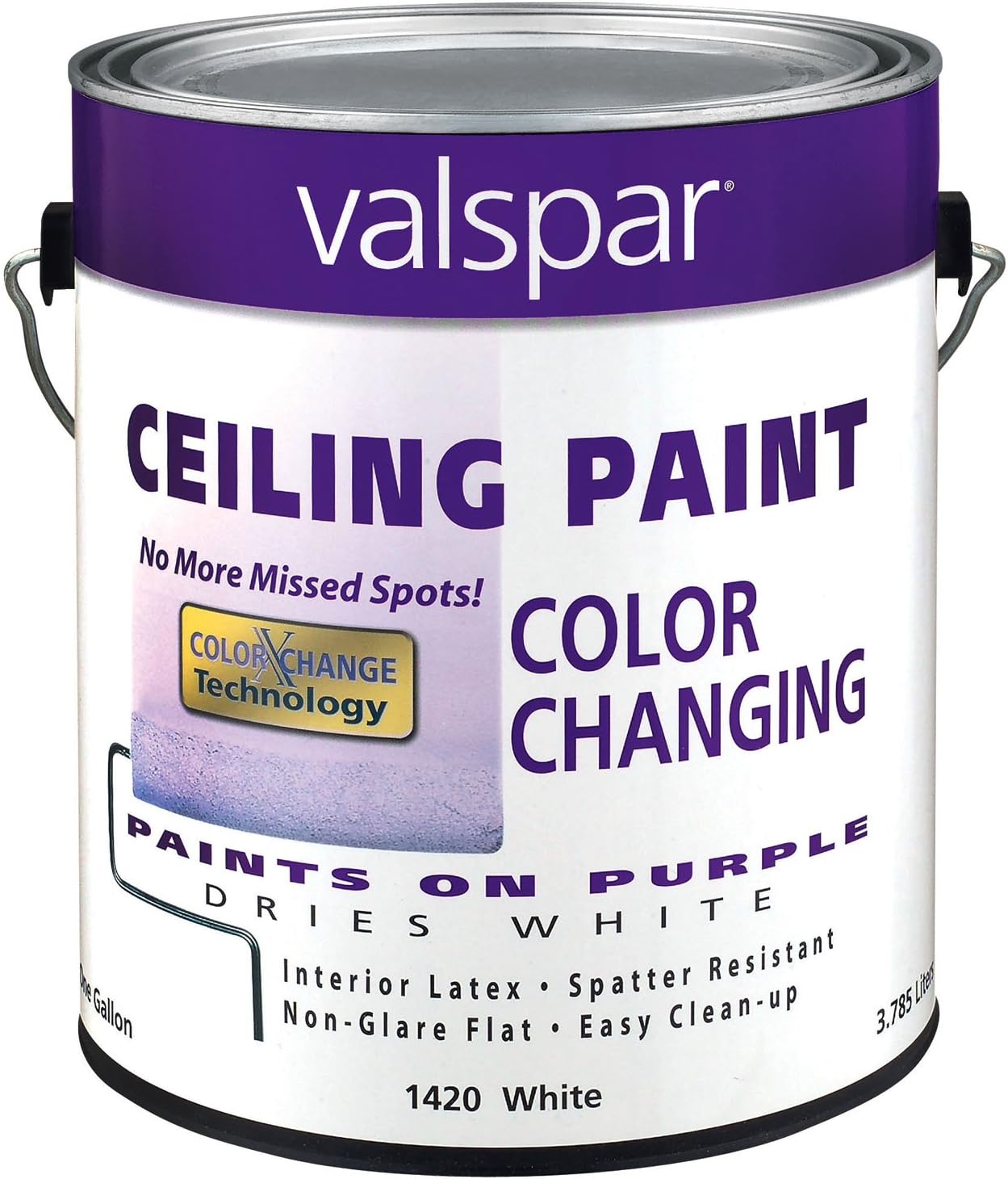 Premium White Interior Latex Ceiling Paint Set Of 4 House