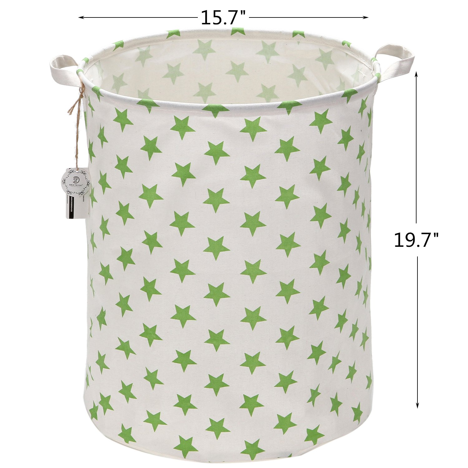 ramio Es plegable con forro impermeable de algodón gran tamaño Cesto