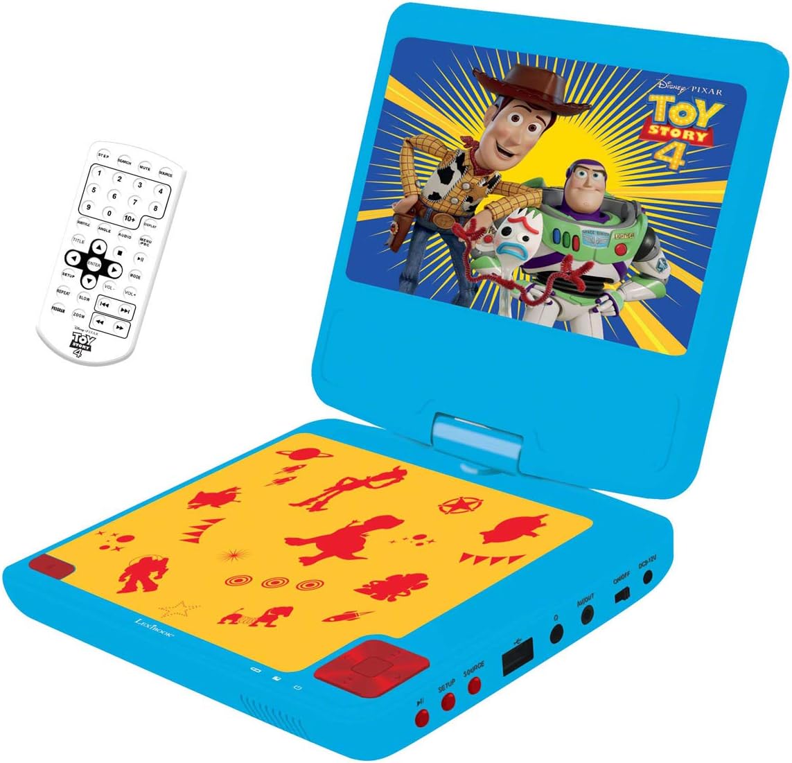 Lexibook Disney Toy Story 4 Woody Buzz Forky Die Eiskonigin Elsa Tragbarer Dvd Spieler 7 Lcd 2 Lautsprecher Akku Blau Gelb Dvdp6ts Bleu Yellow Amazon De Spielzeug Lexibook Disney Toy Story 4 Woody Buzz Forky Die Eiskonigin Elsa Tragbarer Dvd Spieler 7 Lcd 2 Lautsprecher Akku Blau Gelb Dvdp6ts Bleu Yellow Amazon De Spielzeug