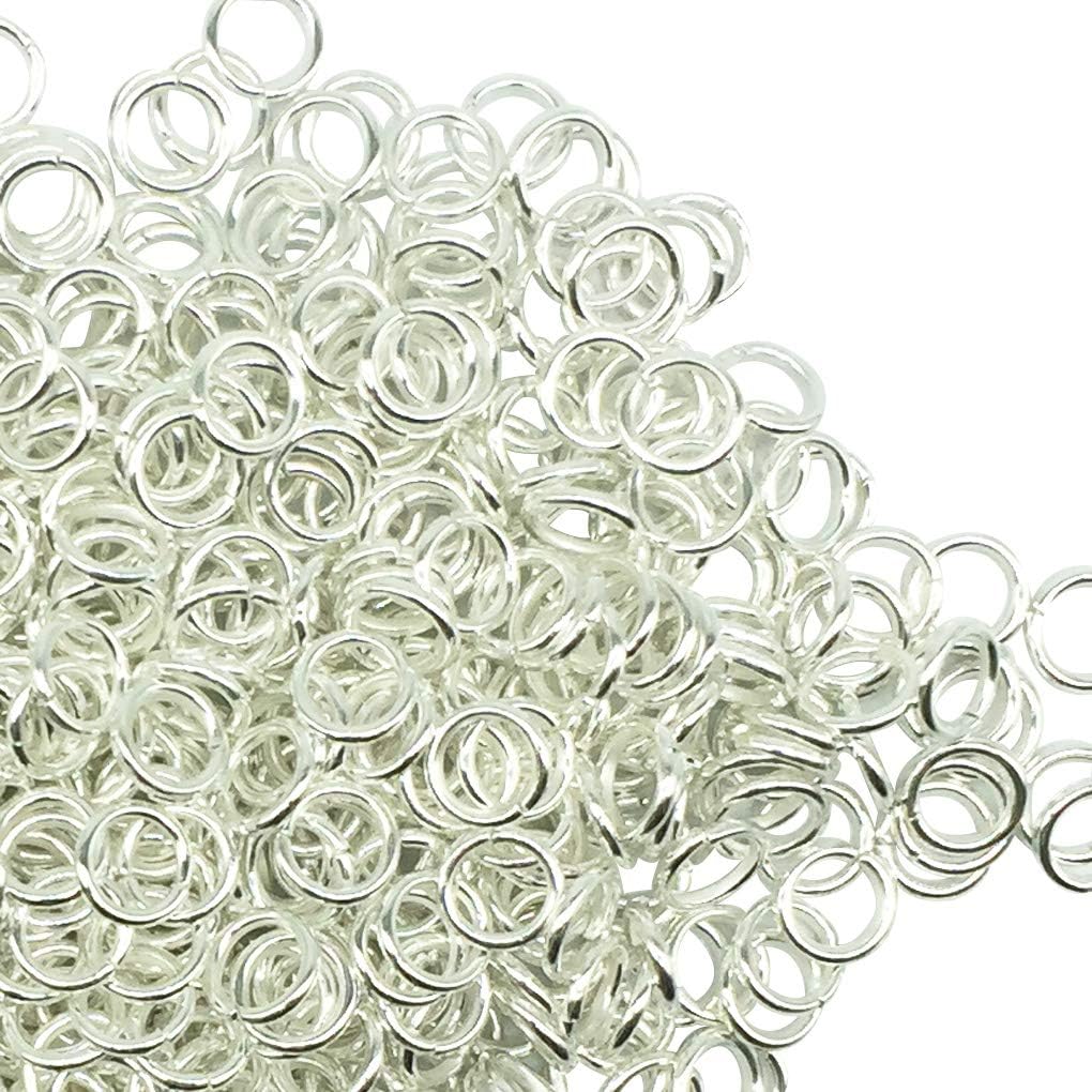 200 PCS 8mm Open Jump Rings, Stainless Steel Open Jump Rings Connectors Jewelry Findings
