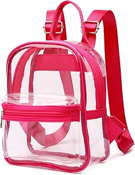 mini clear backpack
