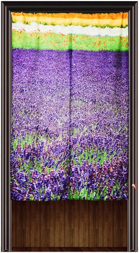 Amazon Com Liveinu Linen Noren Doorway Curtain Tab Top Curtain