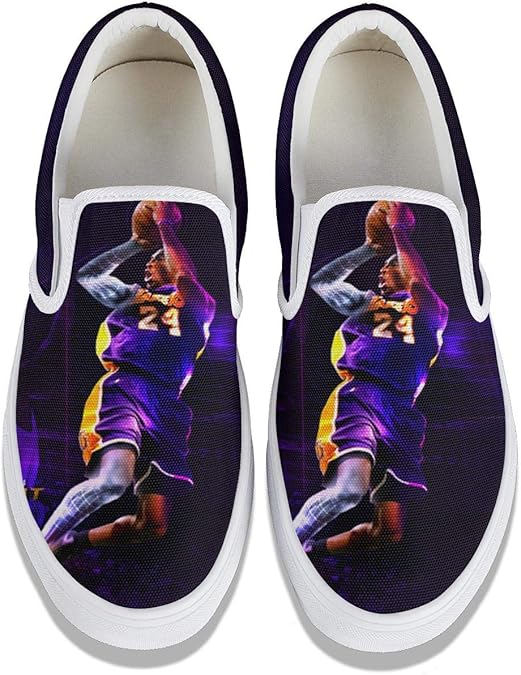 Amazon.com | ZSYQG Men Canvas Shoes Kobe-Bryant-24-Black-Mamba-black-dunk- Skateboard Sneakers 