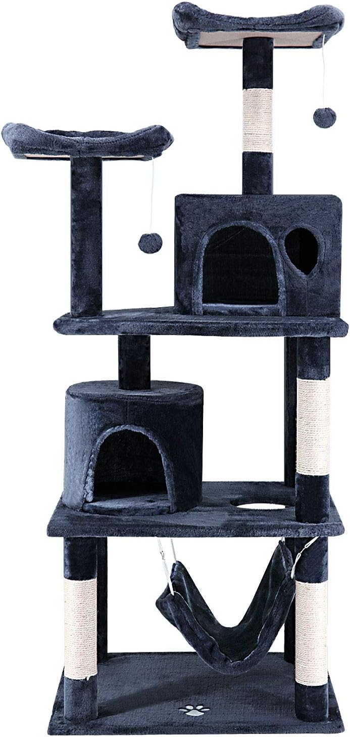 navy blue cat tree