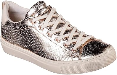 skechers rose gold shoes