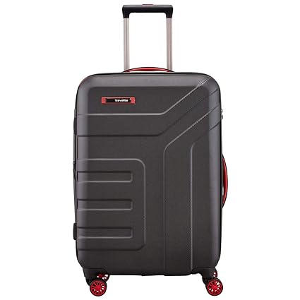 Travelite Vector 4-Rollen-Trolley M 70 cm erweiterbar schwarz