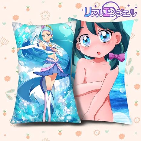 Amazon リアルエンジェル 抱き枕 Go プリンセスプリキュア 海藤みなみ キュアマーメイド 両面印刷 アニメ 枕カバー 2wayトリコット カスタム可能 40cm X 60cm アニメ 萌えグッズ 通販