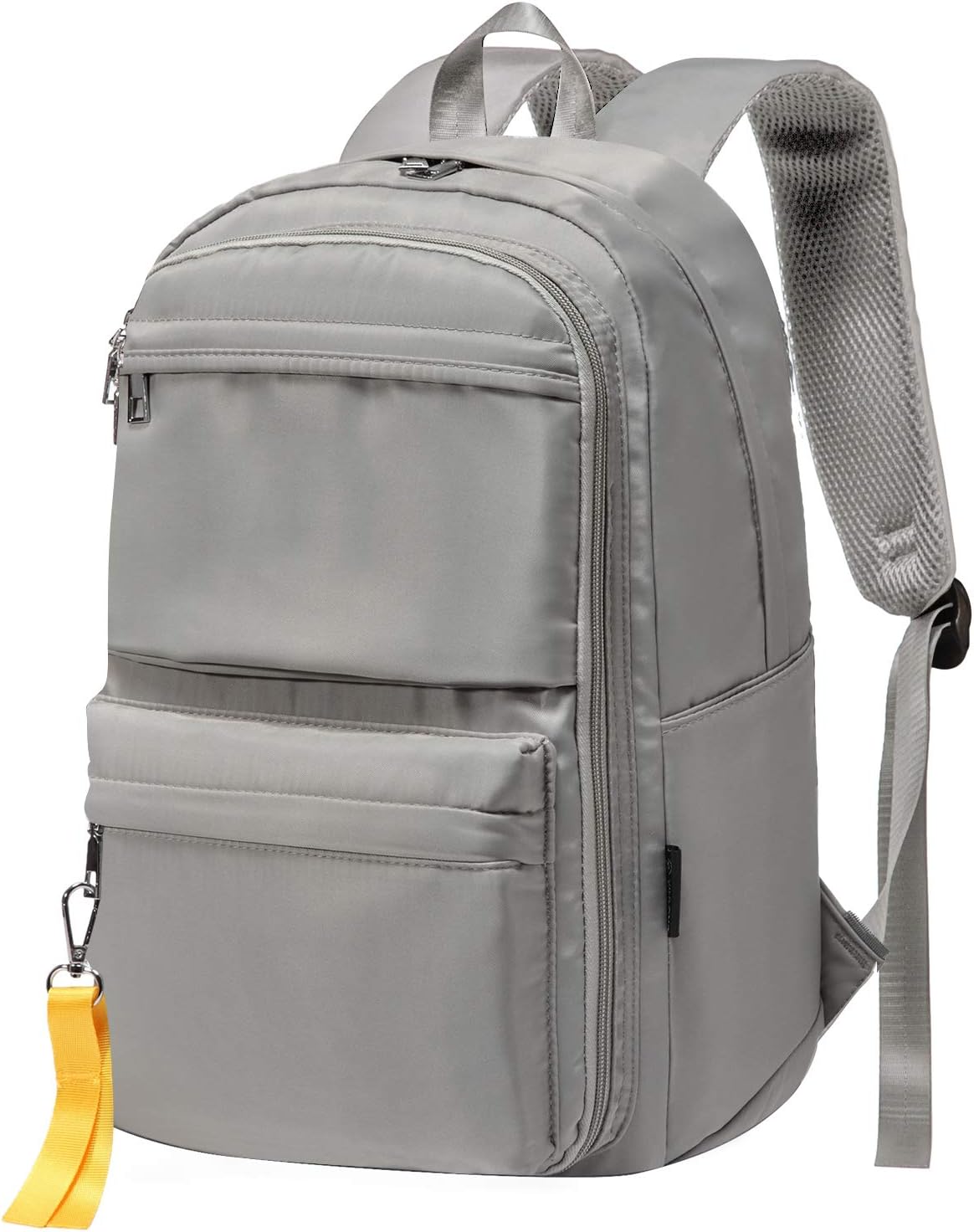 bainuote Schulrucksack Mädchen Teenager Schulranzen Ergonomischer Schulrucksäcke Wasserdicht Rucksack Backpack College Rucksäcke Tagesrucksack für Studium, Freizeit, Outdoor - Grau