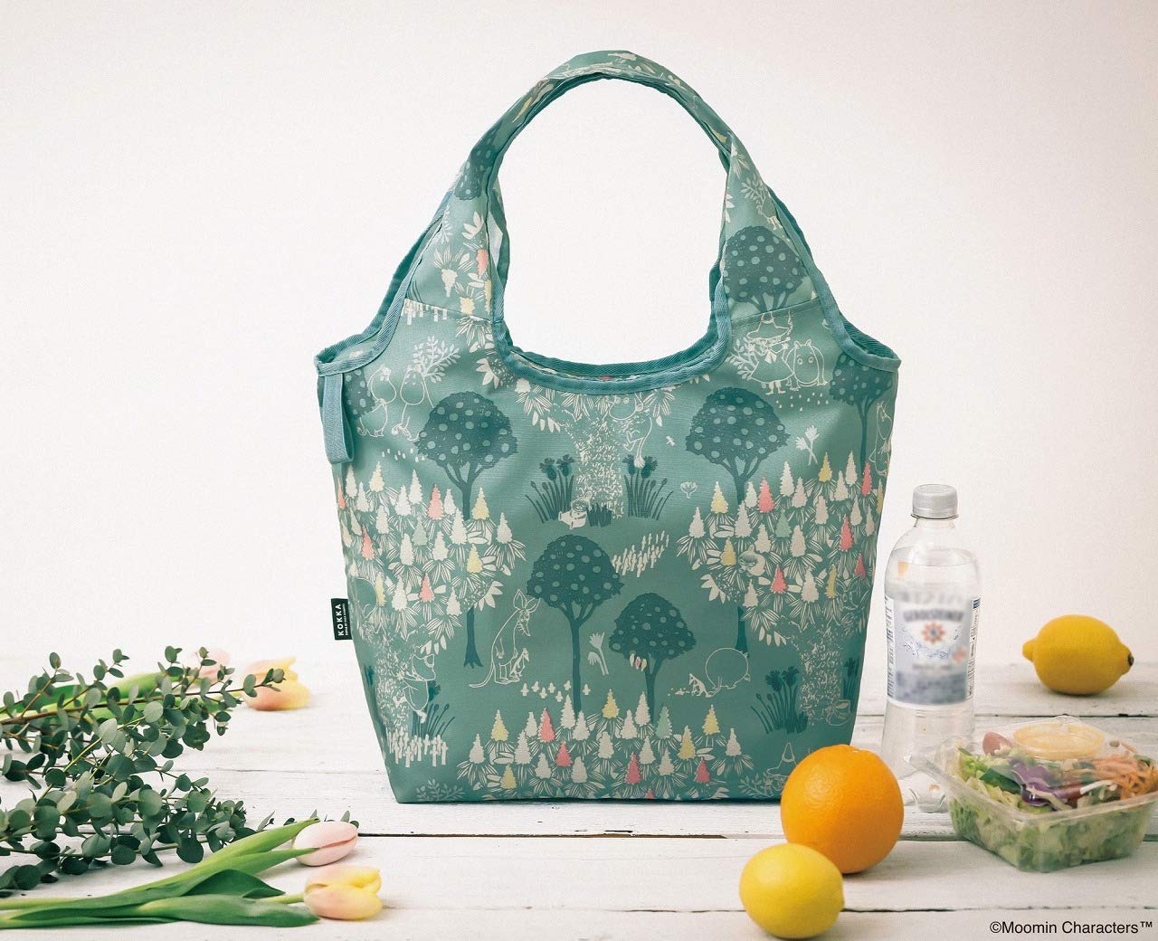 MOOMIN ムーミン公式ファンブック 2021:4/13発売【ムック本付録】MOOMIN(ムーミン)×KOKKA(コッカ)のショッピングバッグ