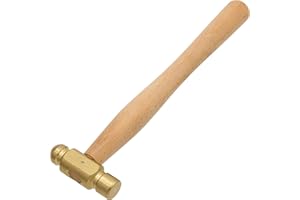 GENERIC Brass Ball Pein Hammer Jewelers Metalsmith Bench Tool
