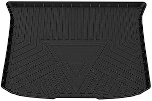 Cartist Cargo Liner Fit for 2007-2014 Ford Edge / 2007-2015 Lincoln MKX Ford Edge Accessories All Weather Trunk Liner Anti-Slip Odorless High Side 3D Trunk Floor Mat