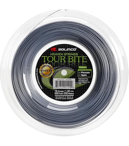 4-sided Poly Tennis String Pack Solinco Tour Bite Soft Tennis String ...