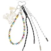 QTKJ Hand-Woven Nylon Rope Key Chain, Bag Charm, Keychain for Women, Aesthetic Keychain, Bag Accessories Charms for Backpack, Handbag