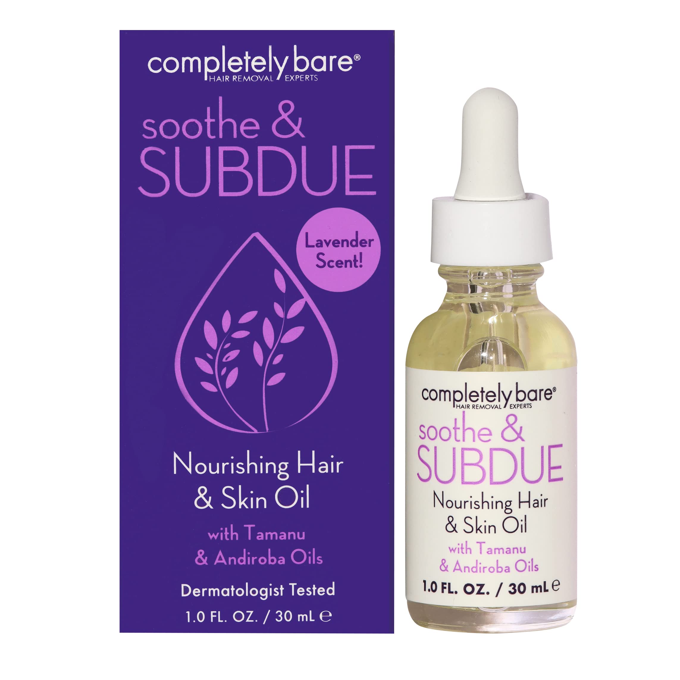 Completely Bare soothe & SUBDUE Nourishing Hair & Skin Oil - Reparative Tamanu & Andiroba Oils