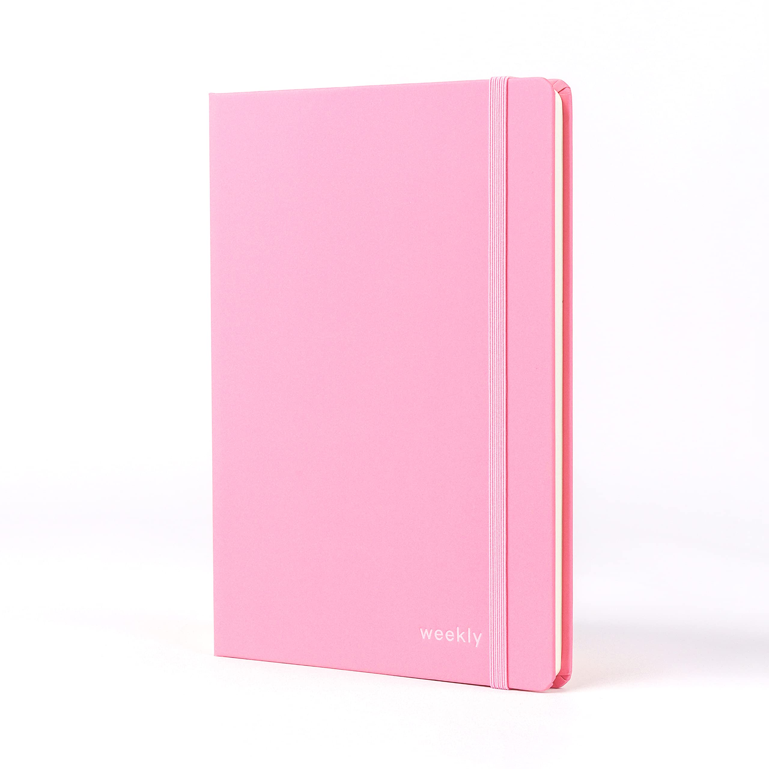 Jumble and Co Moodler A5 Week to View Undated Diary - Rose-tinted Pink