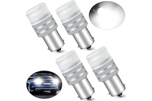 JEFLYM 7506 1141 1383 LED Bulbs for Rv,Super Bright White 1003 BA15S P21W 1156 Non-Polarity LED Replacement Bulbs for 12-24V Camper Trailer Boat RV Interior Bulb,2016 6-SMD 6000K White