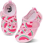 shopUAL Toddler Water Shoes Girls Boys Barefoot Aqua Socks Kids Cute Quick Dry Non-Slip Swim Shoes for Beach Pool Surf