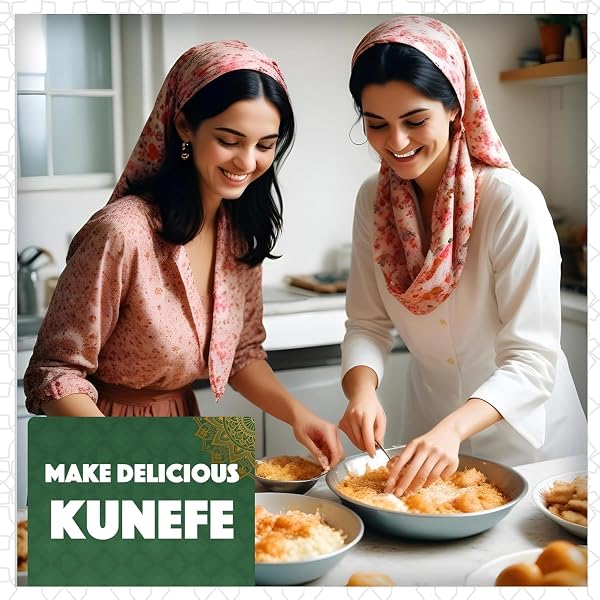 LHUN DRIED & CHOPPED KATAIFI | SHREDDED FILLO DOUGH | AUTHENTIC TURKISH PASTRY FOR KNAFEH, KANAFEH, AND KUNAFA | PREMIUM KADAYIF FOR DESSERTS, GOURMET DISHES, AND VIRAL DUBAI CHOCOLATE BAR (8.82 OUNCE) (DRIED)