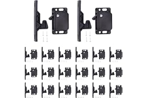 Voittozege 20 Pack Cabinet Door Latch/RV Drawer Latches, 10 LBS Pull Force RV Drawer Latches and Catches,Holder for Home/RV C